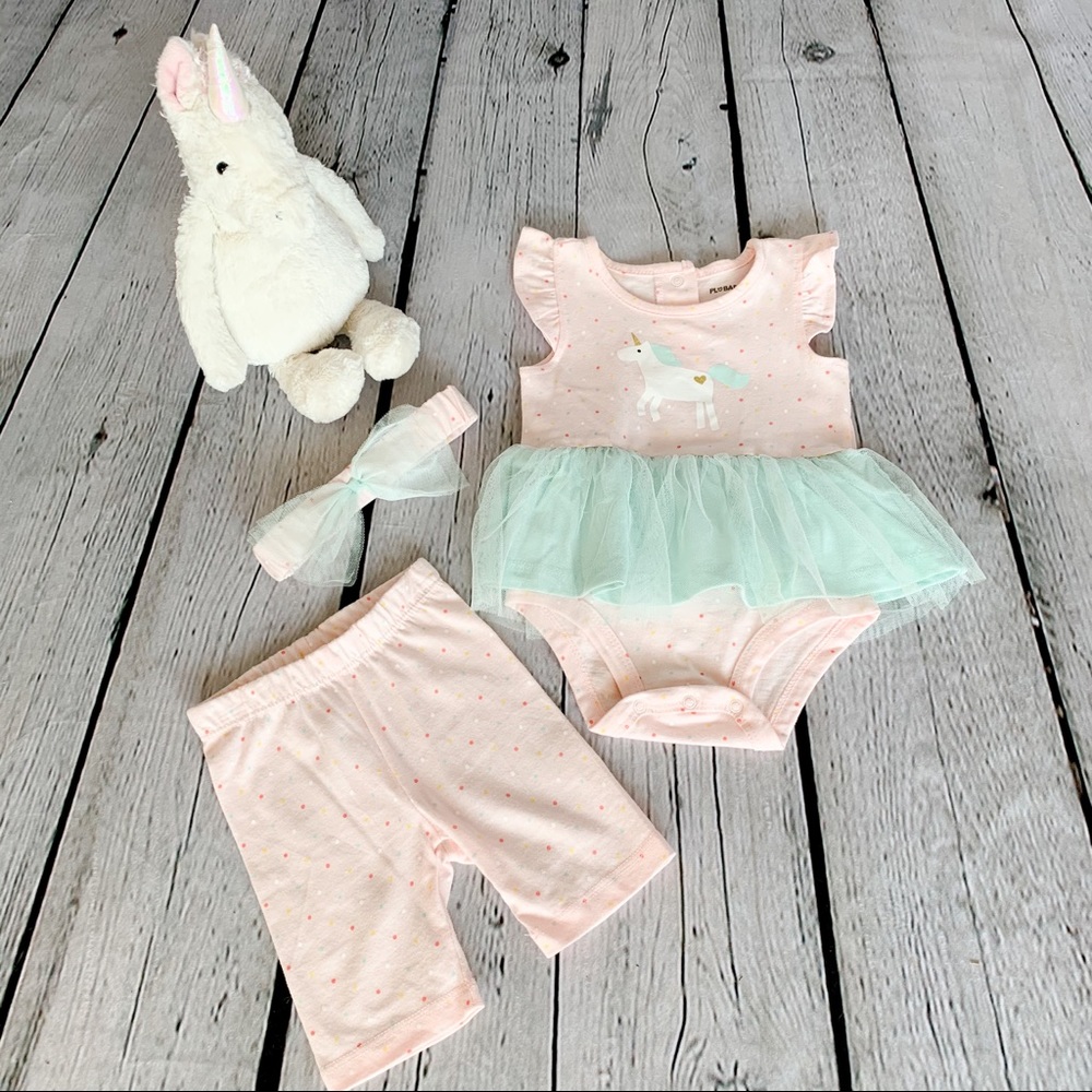 Unicorn Tutu Matching Set 🦄